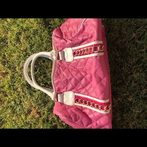 Pink handbag